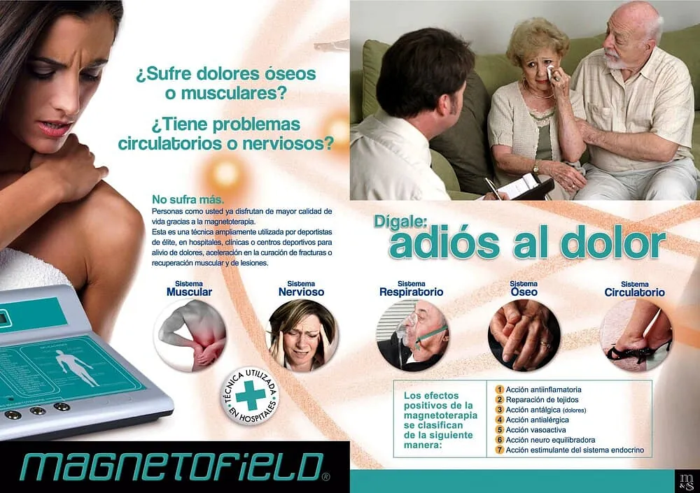 publicidad de dolor óseos o musculares